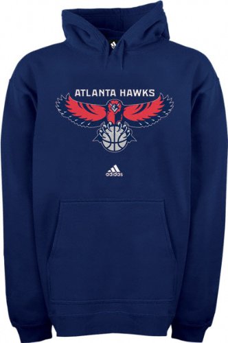 Atlanta Hawks adidas Full Primary Logo Hooded Sweatshirt