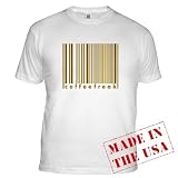 Coffee Freak Brown Caffeine Addict Fitted T-Shirt