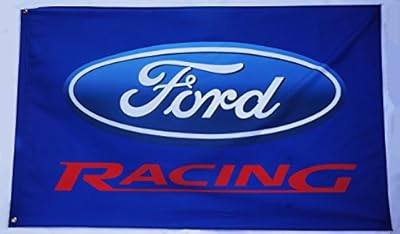 ford flag blue ford racing flag ford banner ford racing banner ford car flag ford car banner --polyster flags,Brass Grommets ,Anti-UV,Digital Printing---car flags 3X5 ft
