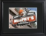 Cleveland Browns Pub Sign with Wood Frame