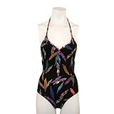 Insight White Spirit One Piece Swimsuit Black Glitter