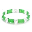 Beautiful Genuine Jade and Sterling Silver Bracelet
