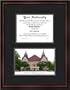 Southwest Texas State University Diplomate Diploma Frame & Lithograph