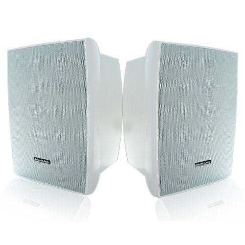 Acoustic Audio AW650W 800 Watt Pair 6.5 White Indoor Outdoor Speakers