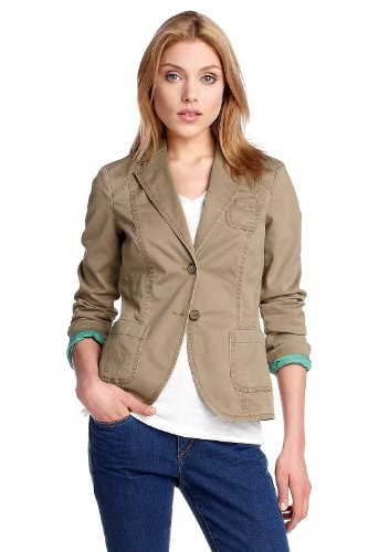 ESPRIT Damen Blazer B21481, Gr. 36, Beige (belmont beige 256) Preisvergleich