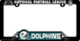 Miami Dolphins License Plate Frame Two Pack Set
