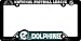 Miami Dolphins License Plate Frame Two Pack Set