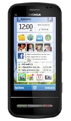 Nokia C6 Unlocked GSM Phone with Easy E-mail Setup, Side-Sliding Touchscreen, QWERTY, 5 MP Camera, and Free Ovi Maps Navigation (Black)