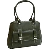 Mango Tango Faux Leather Flight Bag Laptop Cases, Olive