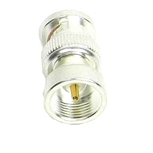 TPI 3002 Silver Plated Brass BNC Male Connector with Teflon Insulation