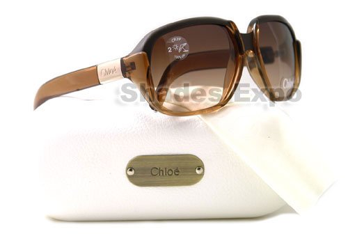 AUTHENTIC CHLOE SUNGLASSES CL 2171 BROWN C04