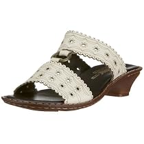 Rieker Valerie 69277-80, Damen Clogs & Pantoletten, beige, (offwhite 80)