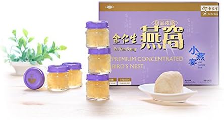 Eu Yan Sang Premium Concentrated Bird's Nest with Rock Sugar Mini Treats 100% Natural - 6X28G Bottles