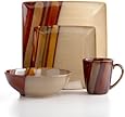 Sango Avanti 16-Piece Dinnerware Set, Brown