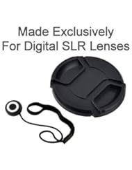 58mm CS Center Pinch Snap-on Lens Cap for Nikon Lens Replaces LC-58 - Also Includes Lens Cap Holder (58mm)
