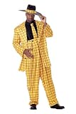 Zoot Suit Yellow Gangster Costume (Men's Adult Large)