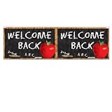 Beistle - 55023 - FR Metallic Welcome Back Fringe Banner- Pack of 12