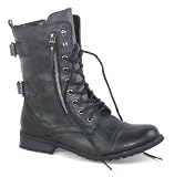 41%2BDOus%2BtsL. SL160  Garage Shoes   Jessica   Womens Lace Up Military Worker Boot