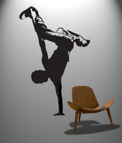 Vinyl Wall Art Decal Sticker Hip Hop Break Dancer #375