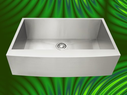Stainless Steel Curve Front Farm Apron Kitchen Sink