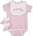 Pittsburgh Pirates Newborn Bib and Bootie Set - Newborn Large