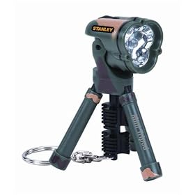 Stanley 95-116 Mini Tripod Flashlight with Keychain, Camouflage