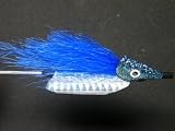 NEW FLIES Holographic & Glow in Dark Floating Lasar Head Tube & Trolling Turbulator Fly #162