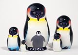 Emperor Penguin Nesting Doll 5pc./5