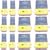 6 sets (6 Black and 6 Colour) - Compatible Ink Cartridges T040, T041 for Epson Stylus cx3200 Printer by GFS