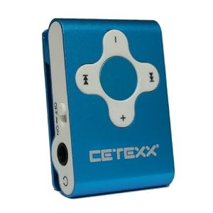 CETEXX MP3-Player x-Strike 4GB 4 GB MP3-M200 blau / Samsung Flash Speicher