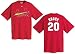 Lou Brock St. Louis Cardinals MLB Throwback 2 Sided Short Sleeve Tee Shirt By Majestic (XL=48)