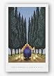 Cypress & Geese by Lowell Herrero 12"x18" Art Print Poster