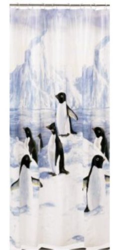 Penguin Party Shower Curtain Penguin Party Shower Curtain