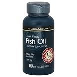 PharmAssure Fish Oil, Enteric Coated, 1000 mg, 60 softgel capsules