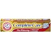 Arm & Hammer Complete Care Plus Whitening Toothpaste with Baking Soda & Peroxide, Packaging May Vary, 6-Ounce Tubes (Pack of 6)