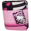 Hello Kitty 50x60 Holding Heart Fleece Throw