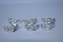 A 6 Pack of Doll Crowns in Silver Made to Fit the Barbie Doll