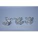 A 6 Pack of Doll Crowns in Silver Made to Fit the Barbie Doll