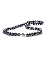 Blue Pearls - Lilou - 91cm. / 36 in. Black Pearl necklace - BPS 0003 L