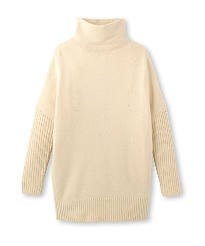 (アンタイトル) UNTITLED [L]オフタートルチュニックニット 15317063