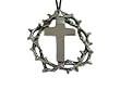 Crown Of Thorns with Cross hand made form Sterling Silver