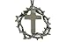 Crown Of Thorns with Cross hand made form Sterling Silver
