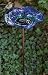 Echo Valley Illuminarie Blue Swirl Birdbath on KD Stake