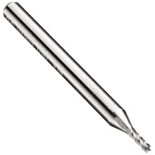 Niagara Cutter ME430 Carbide Square Nose End Mills, Inch, Uncoated (Bright) Finish, Roughing and Finishing Cut, Non-Center Cutting, 30 Degree Helix, For Use With All Materials