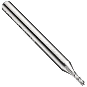Niagara Cutter 059804 Square End Mill .014 Flute, 1 1/2" Overall Length, 1/8" Shank, Carbide, 4 Flutes