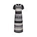 Chicwe® Womens Plus Size Luxury Raglan Sleeves Maxi Dress with Belt