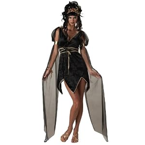 Sexy Medusa Costume Halloween Women's Greek Grecian Mythology Snake Headpiece