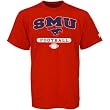 NCAA Russell SMU Mustangs Crimson Football T-shirt