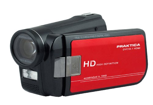 Praktica DVC 14.1 HDMI Full-HD 1080p Camcorder (SD/SDHC-Card 5-fach optischer Zoom 7,6 cm  Preisvergleich