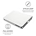 Snugg iPad Mini & Mini 2 Case - Smart Cover with Flip Stand (White Leather) for Apple iPad Mini & Mini 2 with Retina